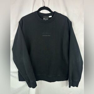 adidas x Alexander Wang black non disclosure crewneck sweatshirt size M